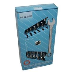 Normex Ringschlüssel Gabelschlüssel Satz 8-tlg. 8-19mm CV Ring-Maulschlüssel