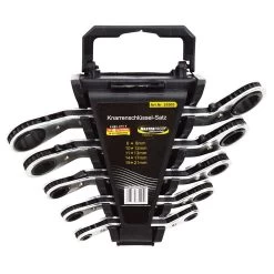 Knarren Schlüsselsatz 5tlg. Ringschlüsselsatz Umschaltbar