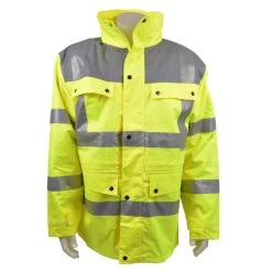 Warnschutzparka Gr.M Gelb Polyester Reflexstreifen