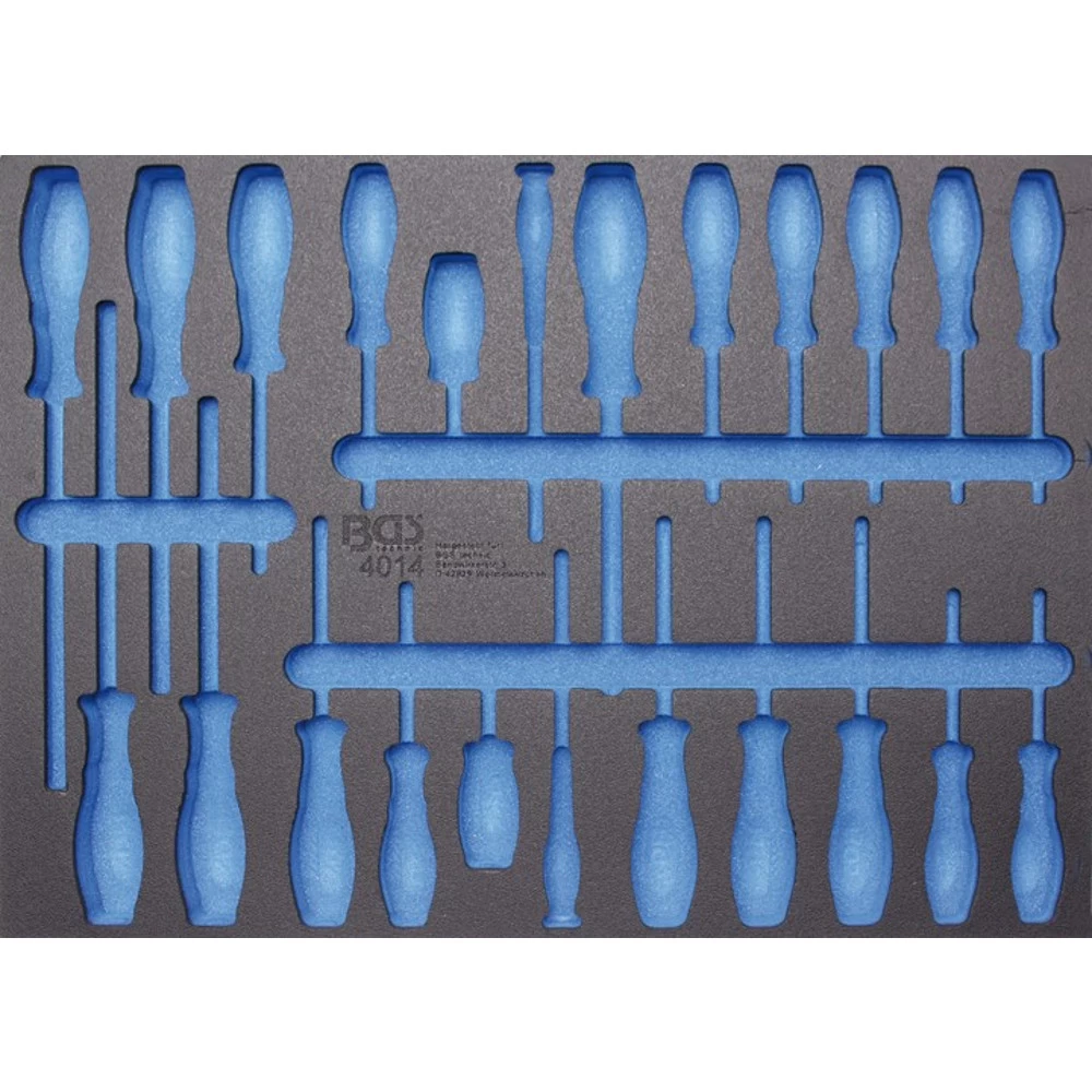 BGS Werkstattwageneinlage 3/3 leer für Schraubendreher-Satz 23-teilig BGS Werkstattwageneinlage 3/3 Leer Für Schraubendreher-Satz 23-teilig -Profi Werkzeug Geschaft 28098 bgs werkstattwageneinlage 3 3 leer fuer dop 1