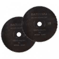 Batavia HSS Sägeblätter 2 Stück 85 X 10 Mm 80 Zähne Für Maxx Saw Sägen