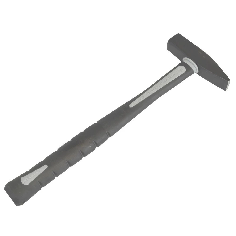 Schlosserhammer mit 300 g Hammerkopf und stabilem Fiberglasstiel Schlosserhammer Mit 300 G Hammerkopf Und Stabilem Fiberglasstiel -Profi Werkzeug Geschaft
