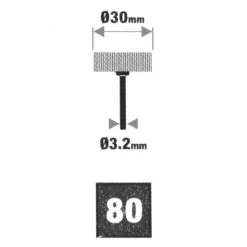 Fächerschleifer Ø30mm K80 Aufnahme Ø3,2mm Lamellenschleifer Fächerschleifscheibe -Profi Werkzeug Geschaft 2QO5IipOdAkbu2o 1280x1280