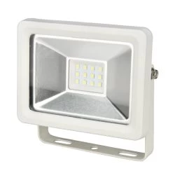 LED Flutlichtstrahler 10 W Aus Aluminium In Weiß