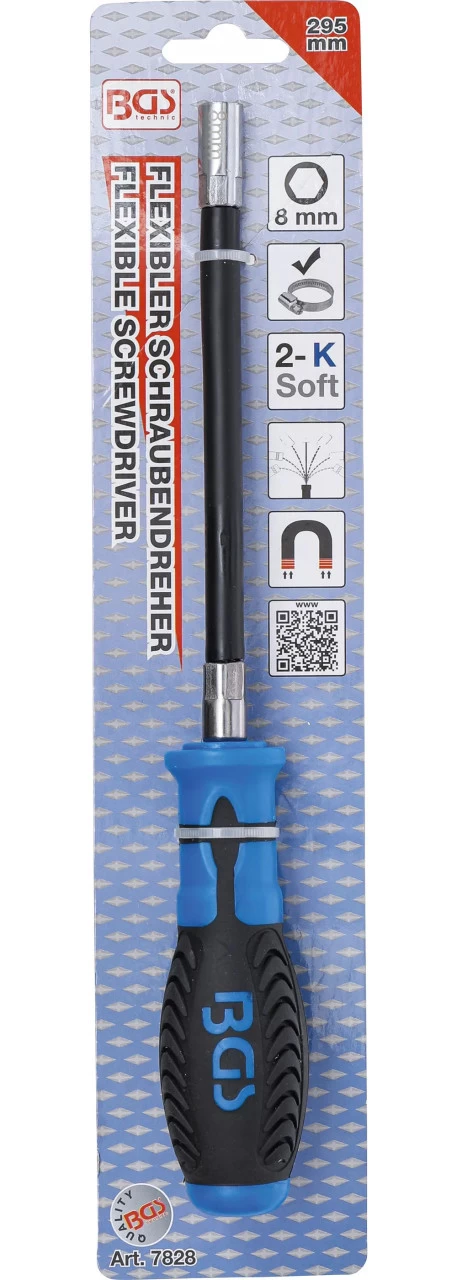 BGS Sechskant-Schraubendreher 280 mm mit SW 8 mm BGS Sechskant-Schraubendreher 280 Mm Mit SW 8 Mm -Profi Werkzeug Geschaft