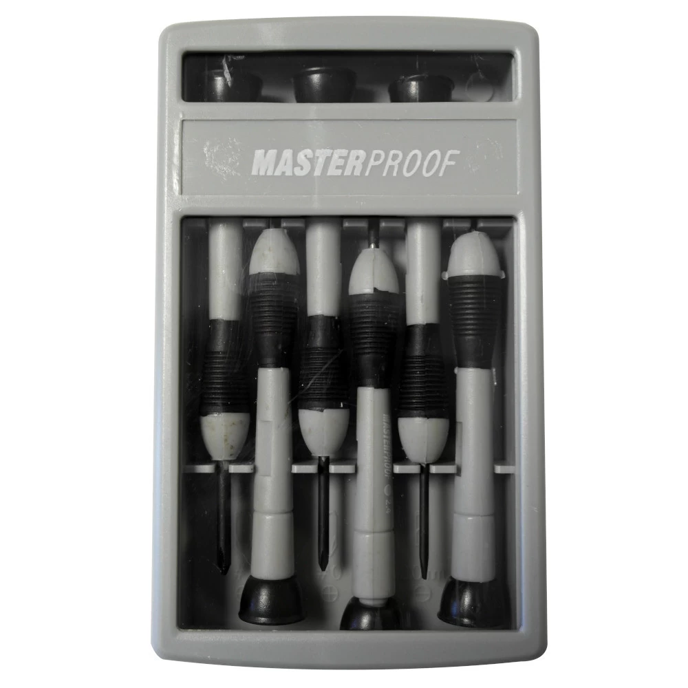 Uhrmacherschraubendreher Satz 6-teilig mit Aufbewahrungskassette Uhrmacherschraubendreher Satz 6-teilig Mit Aufbewahrungskassette -Profi Werkzeug Geschaft