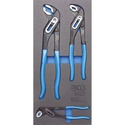 BGS Werkstattwageneinlage 1/3 Mit 3-teiligen Wasserpumpenzangen-Satz