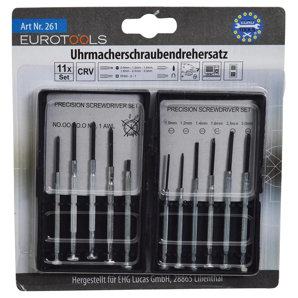 Feinmechaniker Schraubendreher Satz 11-teilig Feinmechaniker Schraubendreher Satz 11-teilig -Profi Werkzeug Geschaft