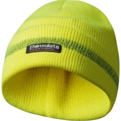 Mütze Mit Reflektionsstreifen In Universalgröße In Gelb