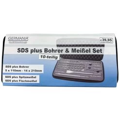 GERMANIA SDS Plus Bohrer Und Meißel Set 10-teilig -Profi Werkzeug Geschaft 2QuM5g6ikeongVO 1280x1280