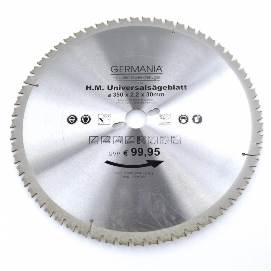 HM Multi-Sägeblatt 350x30mm 60Zähne universal HM Multi-Sägeblatt 350x30mm 60Zähne Universal -Profi Werkzeug Geschaft