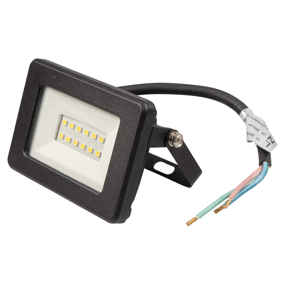 LED-Flutlichtstrahler 10 Watt Aluminium LED-Flutlichtstrahler 10 Watt Aluminium -Profi Werkzeug Geschaft 30910 4008153309106 173200008 LED Strahler 10W 800lm 1000