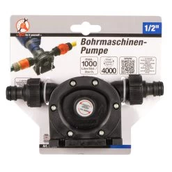 BGS Bohrmaschinen Pumpe 1/2" Anschluß 1000L/h -Profi Werkzeug Geschaft 50830 4048769006976 150080081 Bohrmaschinenpumpe 1000 jpg 1280x1280