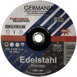 Trennscheibe Edelstahl INOX 230x1,6 Industriequalität Trennen