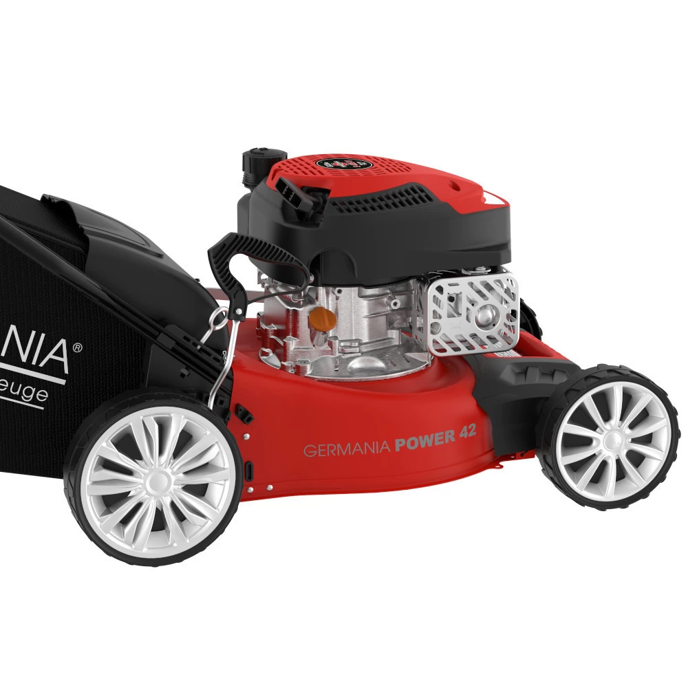 Germania Benzin Rasenmäher Power 42 Germania Benzin Rasenmäher Power 42 -Profi Werkzeug Geschaft 5373 4015671258007 126000002 GERMANIA Benzinrasenm her Power 42 2 3