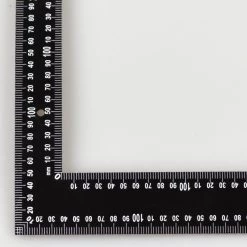 Schreinerwinkel 90° 40x60cm Schwarz Zimmermannswinkel Messwinkel Anschlagwinkel