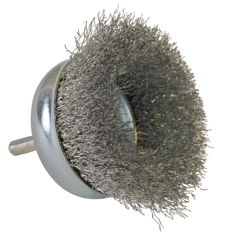 Topfbürste grob gewellt Ø75mm Stahldraht Topfbürste Grob Gewellt Ø75mm Stahldraht -Profi Werkzeug Geschaft