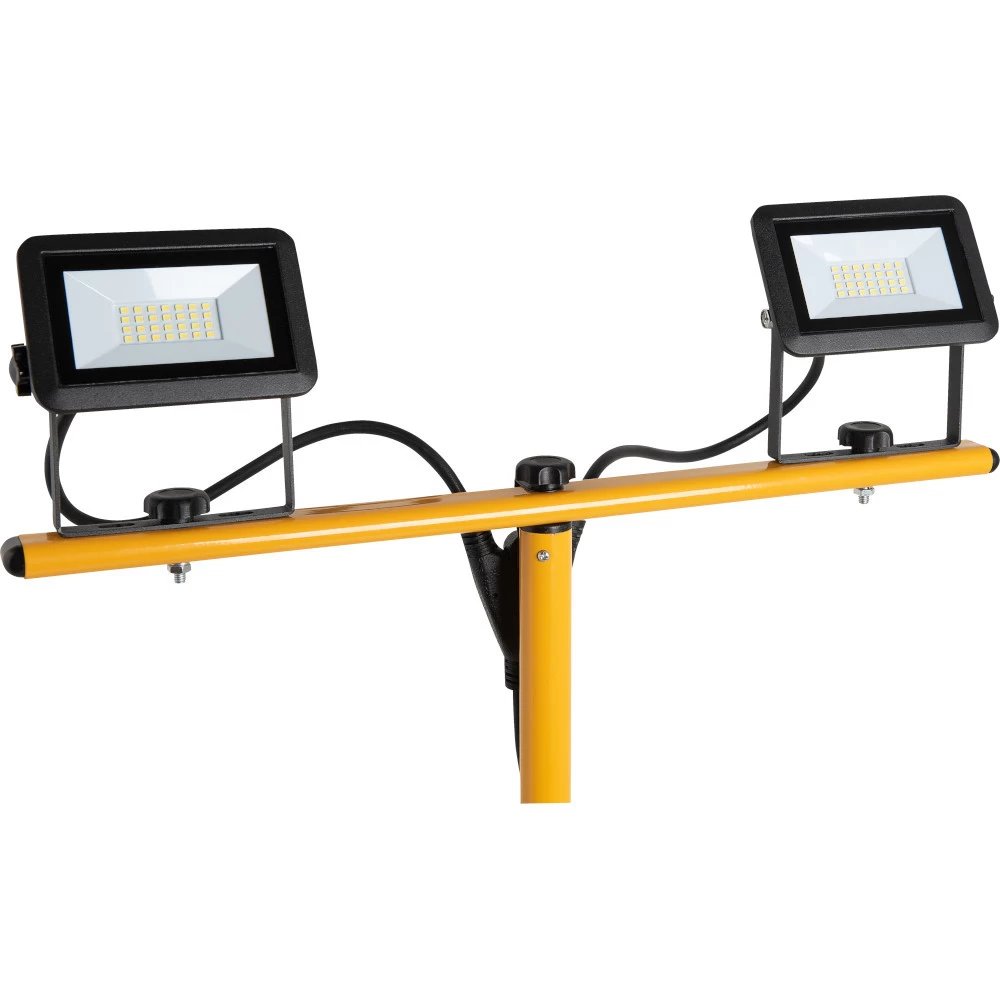 LED-Flutlichtstrahler tragbar auf Teleskopstativ 2 x 20 W Meister LED-Flutlichtstrahler Tragbar Auf Teleskopstativ 2 X 20 W -Profi Werkzeug Geschaft
