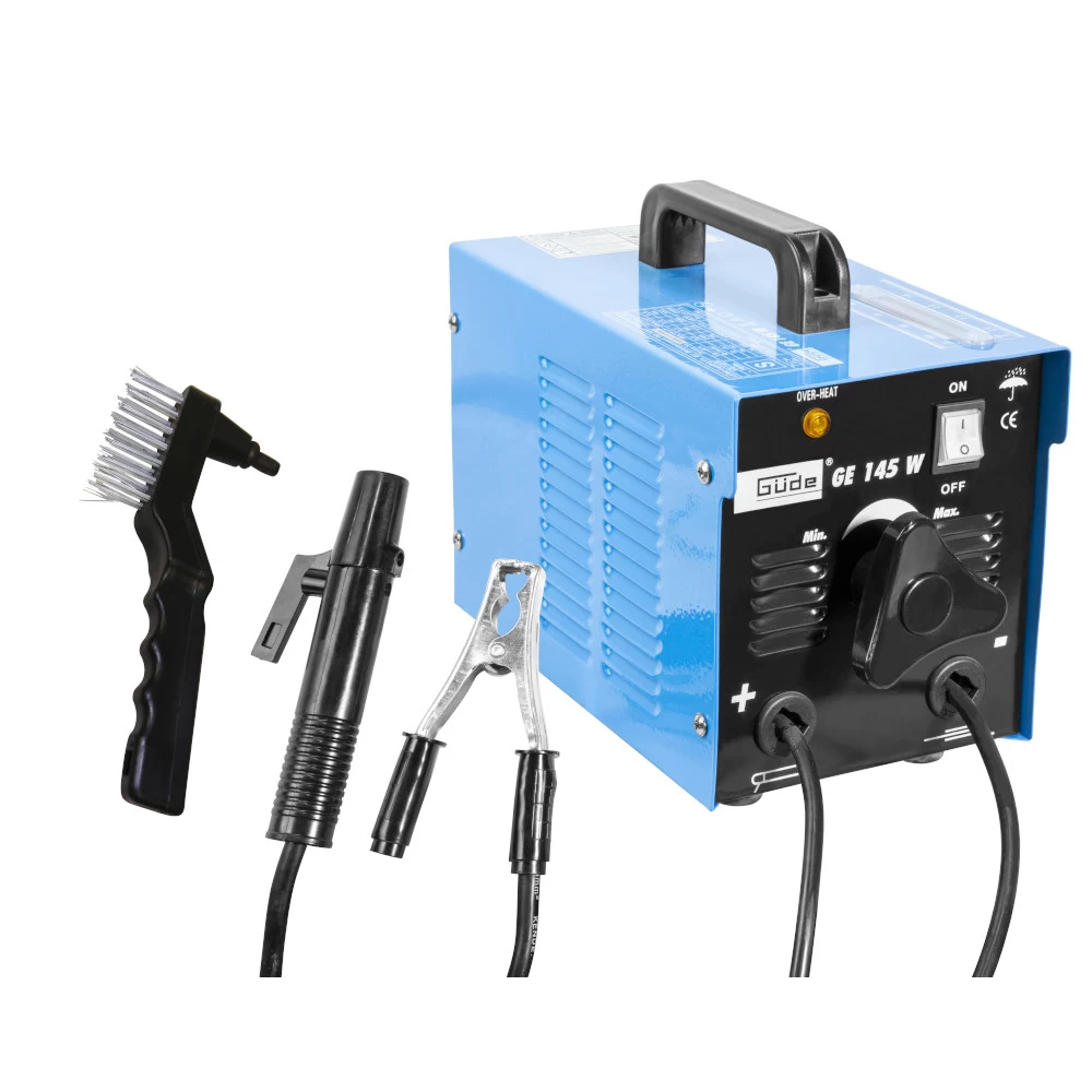 Güde Elektrodenschweißgerät GE 145 mit Zubehör Güde Elektrodenschweißgerät GE 145 Mit Zubehör -Profi Werkzeug Geschaft