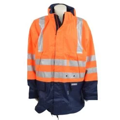 Siopor Warnschutz Jacke Orange EN471 Gr. XXXL Arbeitsjacke Parka