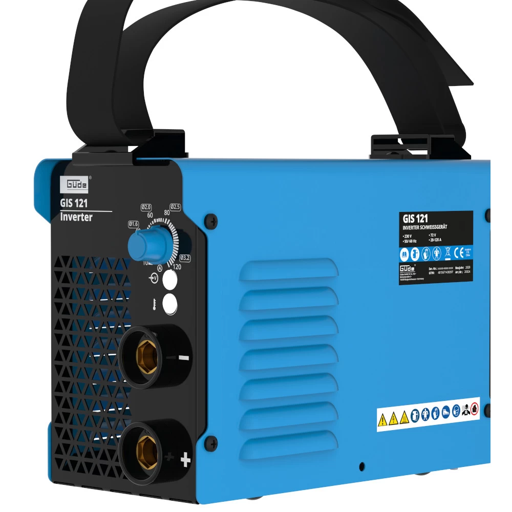 Güde Elektrodenschweißgerät GIS 121 mit Zubehör Güde Elektrodenschweißgerät GIS 121 Mit Zubehör -Profi Werkzeug Geschaft