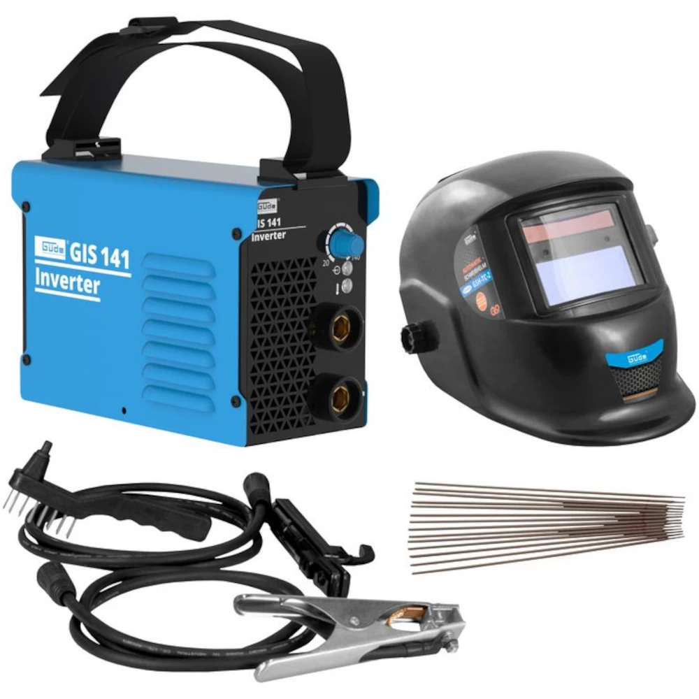 Güde Elektrodenschweißgerät GIS 141 mit Zubehör Güde Elektrodenschweißgerät GIS 141 Mit Zubehör -Profi Werkzeug Geschaft