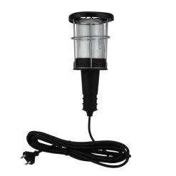 Arbeitsleuchte Gummi E27 100 W, 5 M