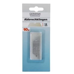 GERMANIA Trapez Ersatzklingen Cutter 18 Mm 10 Stück