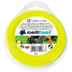 Cellfast Trimmerersatzfaden 1,6 Mm X 15 M Rund Aus Nylon