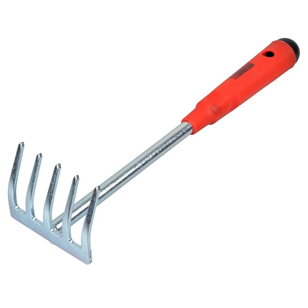 Blumenrechen 5 Zinken verzinkt Blumenrechen 5 Zinken Verzinkt -Profi Werkzeug Geschaft