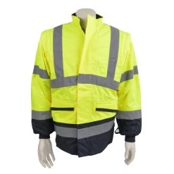 Sioen Warnschutz Steppweste Gelb EN471 Größe XXXL Arbeitsjacke