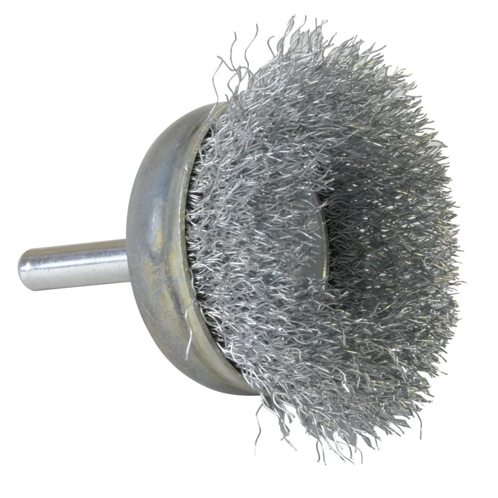 Topfbürste fein gewellt Ø50mm Stahldraht Topfbürste Fein Gewellt Ø50mm Stahldraht -Profi Werkzeug Geschaft