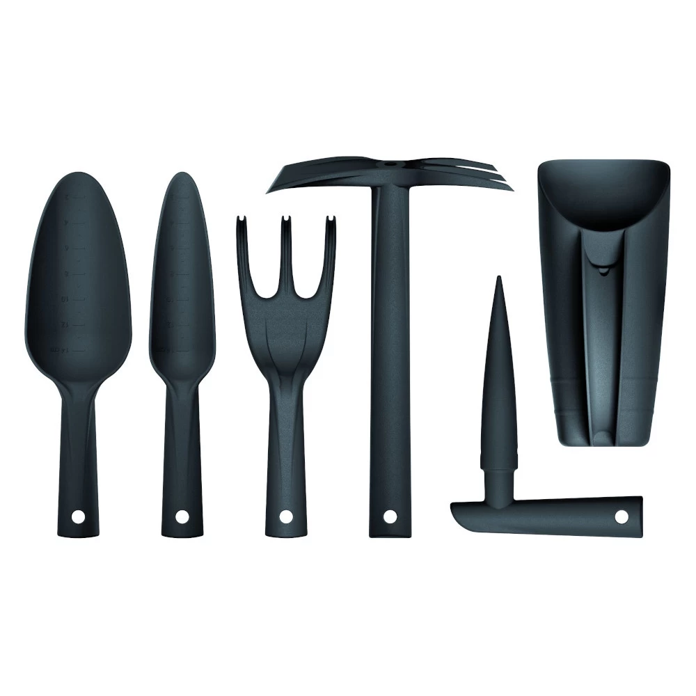 Garten-Set Respana 6-teilig aus Kunststoff in Schwarz Prosperplast Garten-Set Respana 6-teilig Aus Kunststoff In Schwarz -Profi Werkzeug Geschaft