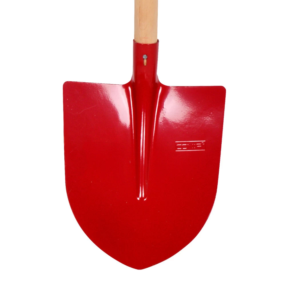 Frankfurter Schaufel Gr. 5 rot mit Buchenholzstiel Frankfurter Schaufel Gr. 5 Rot Mit Buchenholzstiel -Profi Werkzeug Geschaft