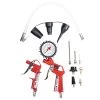 Druckluft-Zubehör-Set Mit 13-teilig, Inklusive Reifenprüfer Und Ausblaspistole