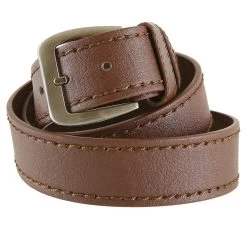 Herren Gürtel Länge 115-135 Cm In Dunkelbraun Mit 3,7 Cm Breite