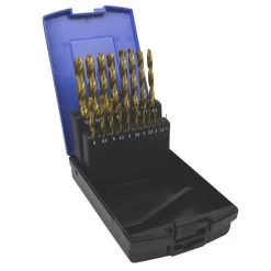 Spiralbohrersatz Aus Titan Nitriert