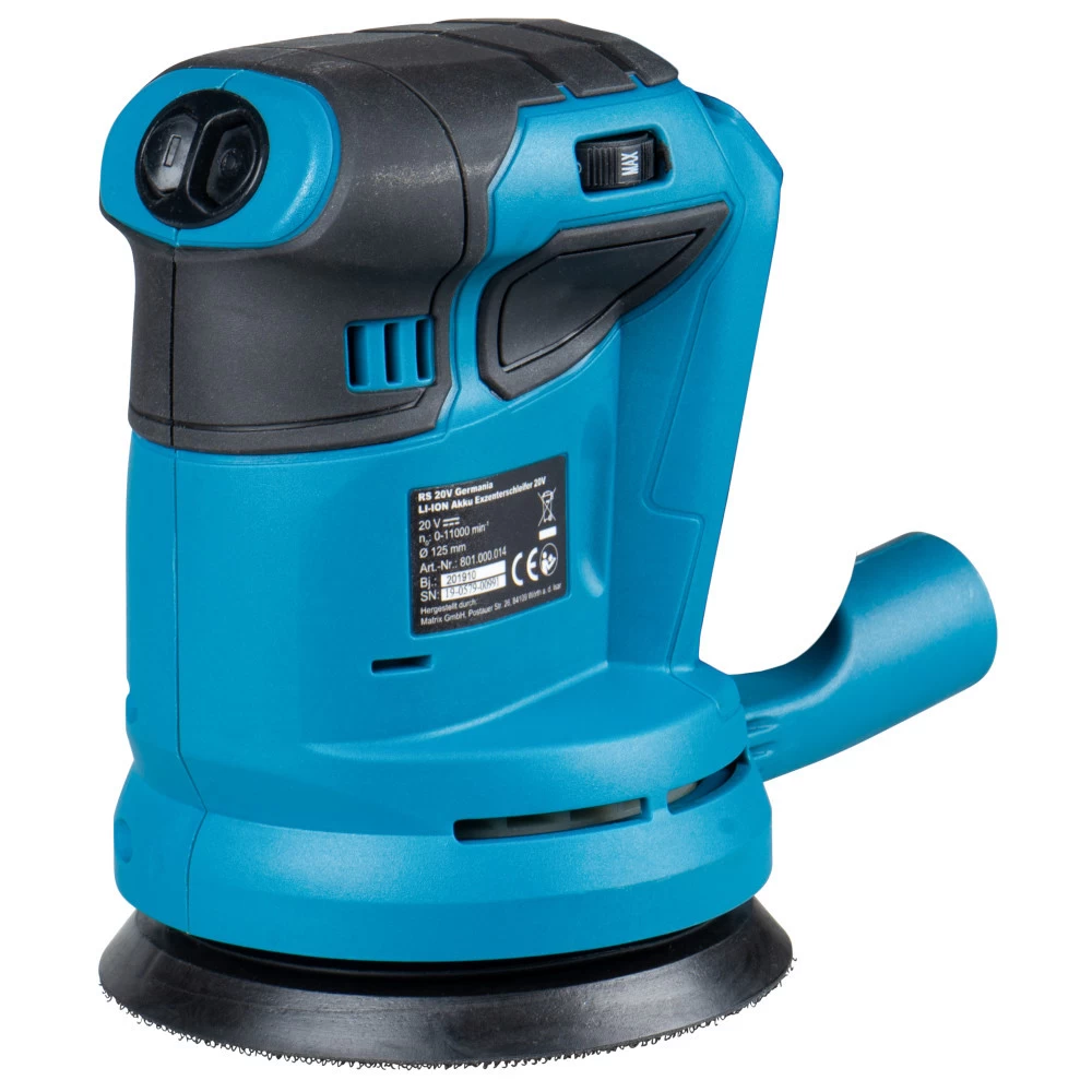 GERMANIA Plattform Akku-Exzenterschleifer 20 V mit Schleifpapier und Staubbeutel GERMANIA Plattform Akku-Exzenterschleifer 20 V Mit Schleifpapier Und Staubbeutel -Profi Werkzeug Geschaft