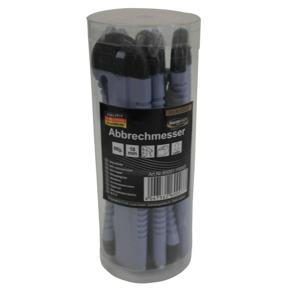 Abbrechmesser-Set 6 Stück 18 mm Abbrechmesser-Set 6 Stück 18 Mm -Profi Werkzeug Geschaft