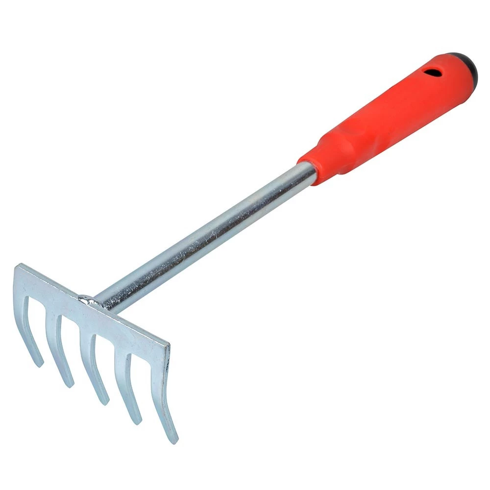 Blumenrechen 5 Zinken verzinkt Blumenrechen 5 Zinken Verzinkt -Profi Werkzeug Geschaft