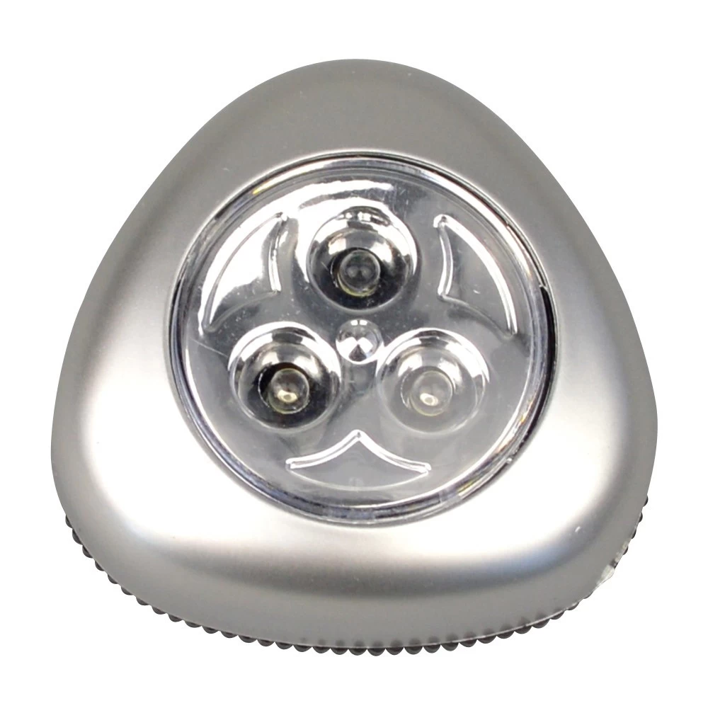 LED-Leuchte 65 x 65 x 25 mm silber mit 3 LED LED-Leuchte 65 X 65 X 25 Mm Silber Mit 3 LED -Profi Werkzeug Geschaft