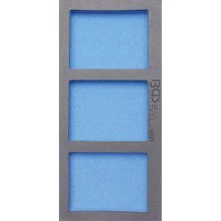 BGS Werkstattwageneinlage 189 X 408 X 32 Mm, 1/3 Leer Mit 3 Ablagefächern
