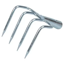 Gartenkrail 4 Zinken Verzinkt